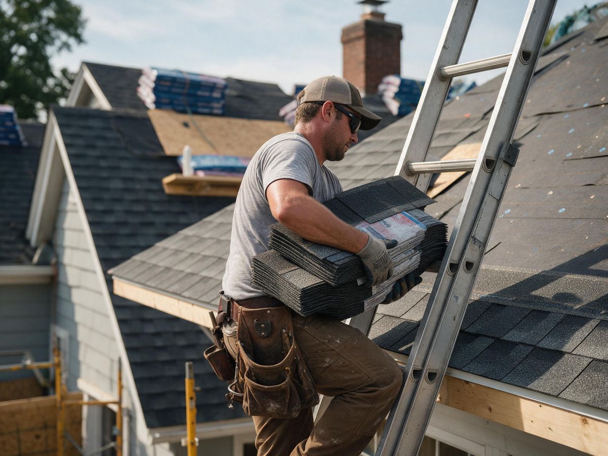 roofing project in Maplewood, MO